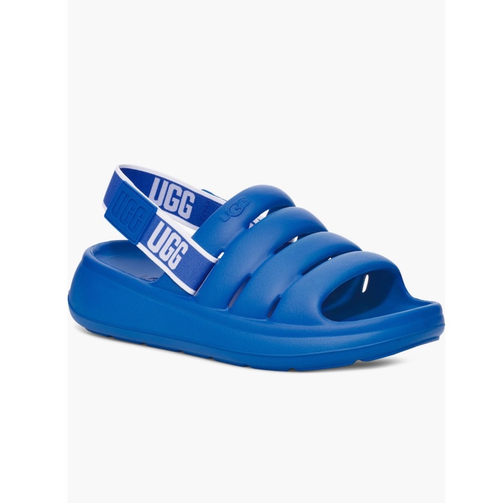 UGG Sport Yeah Water Resistant Slingback Sandals Blue Dive Men’s 10